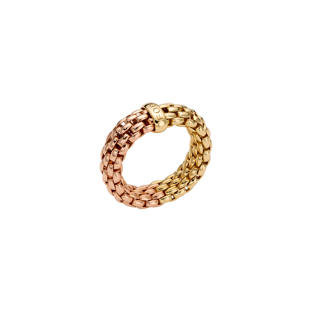 FOPE Essentials 18ct Bicolour Gold Ring