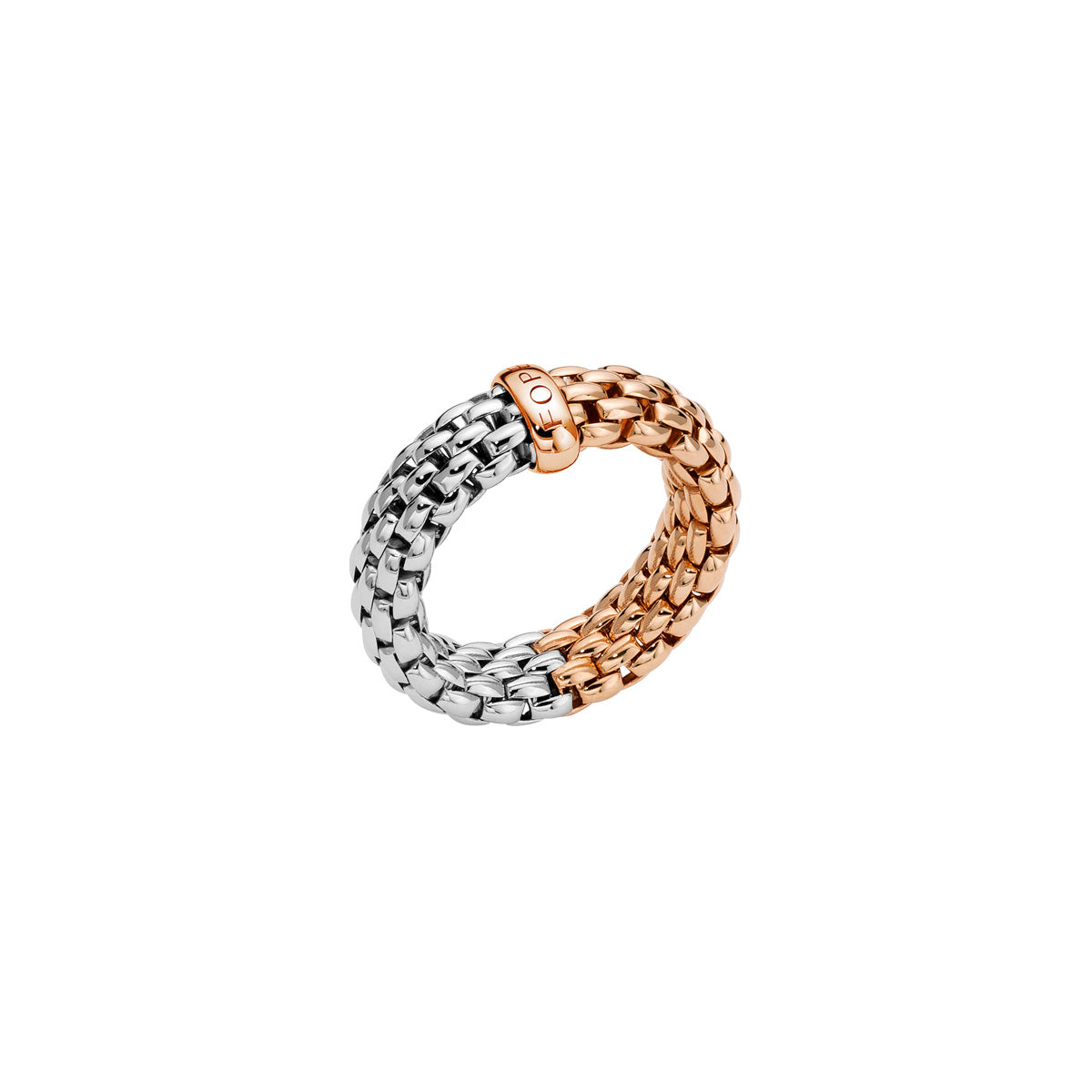 FOPE Essentials 18ct Bicolour Gold Ring