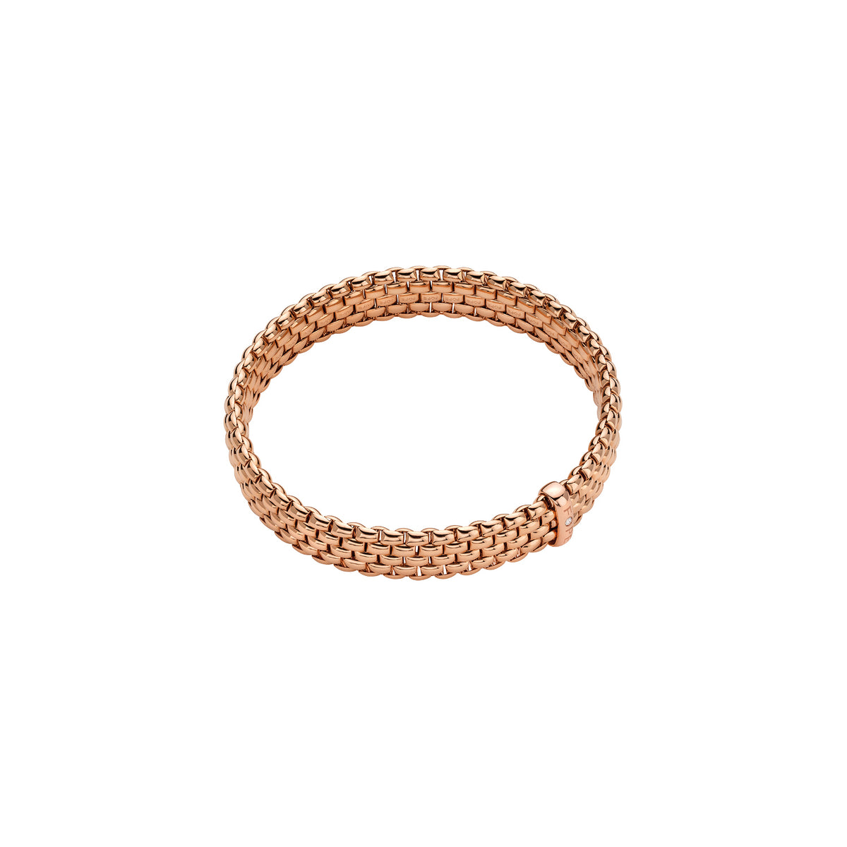 FOPE Panorama Gold Flex'it Bracelet with Diamond Accent