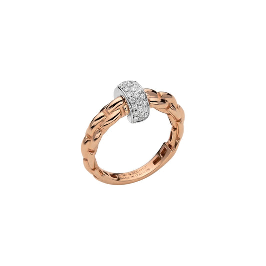 FOPE Eka Diamond Pavé Rondel Ring