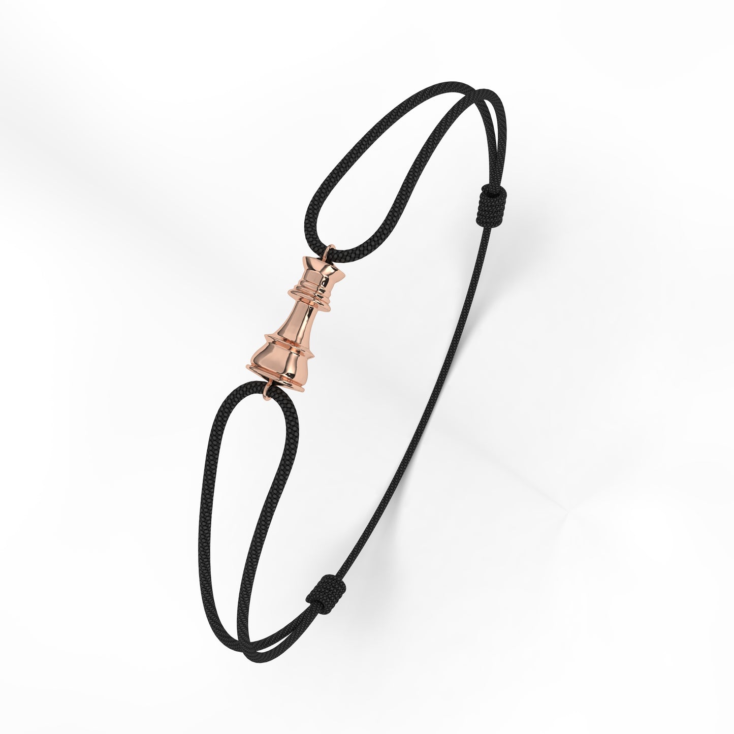 The Queen String Bracelet – Rose Gold