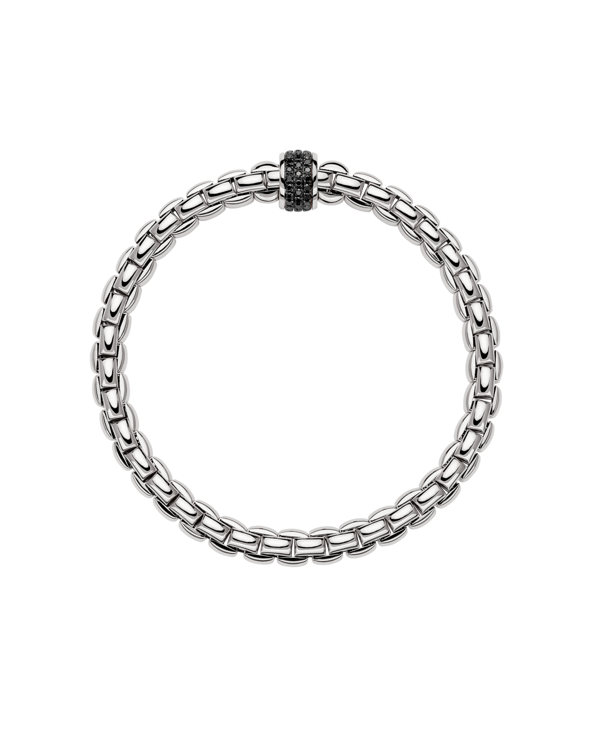Flex'it Bracelet With Black Diamonds