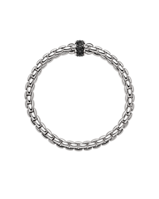 FOPE Eka Tiny Flex'it ブレスレット パヴェダイヤモンドディスク付き