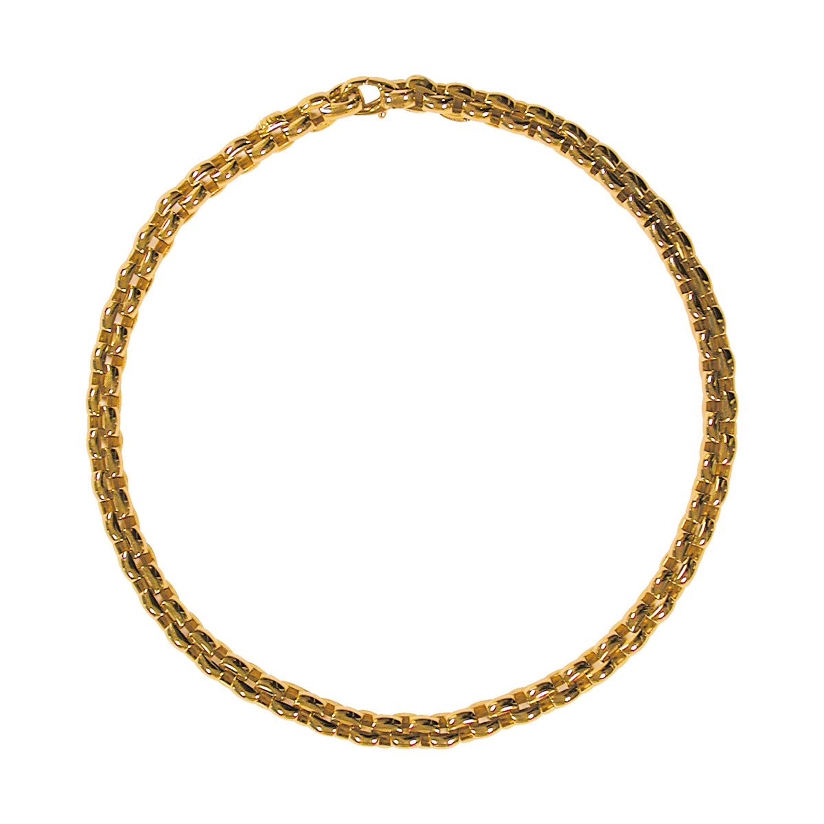 FOPE 18ct Yellow Gold Heavy Eka Mesh Necklace (43 cm)