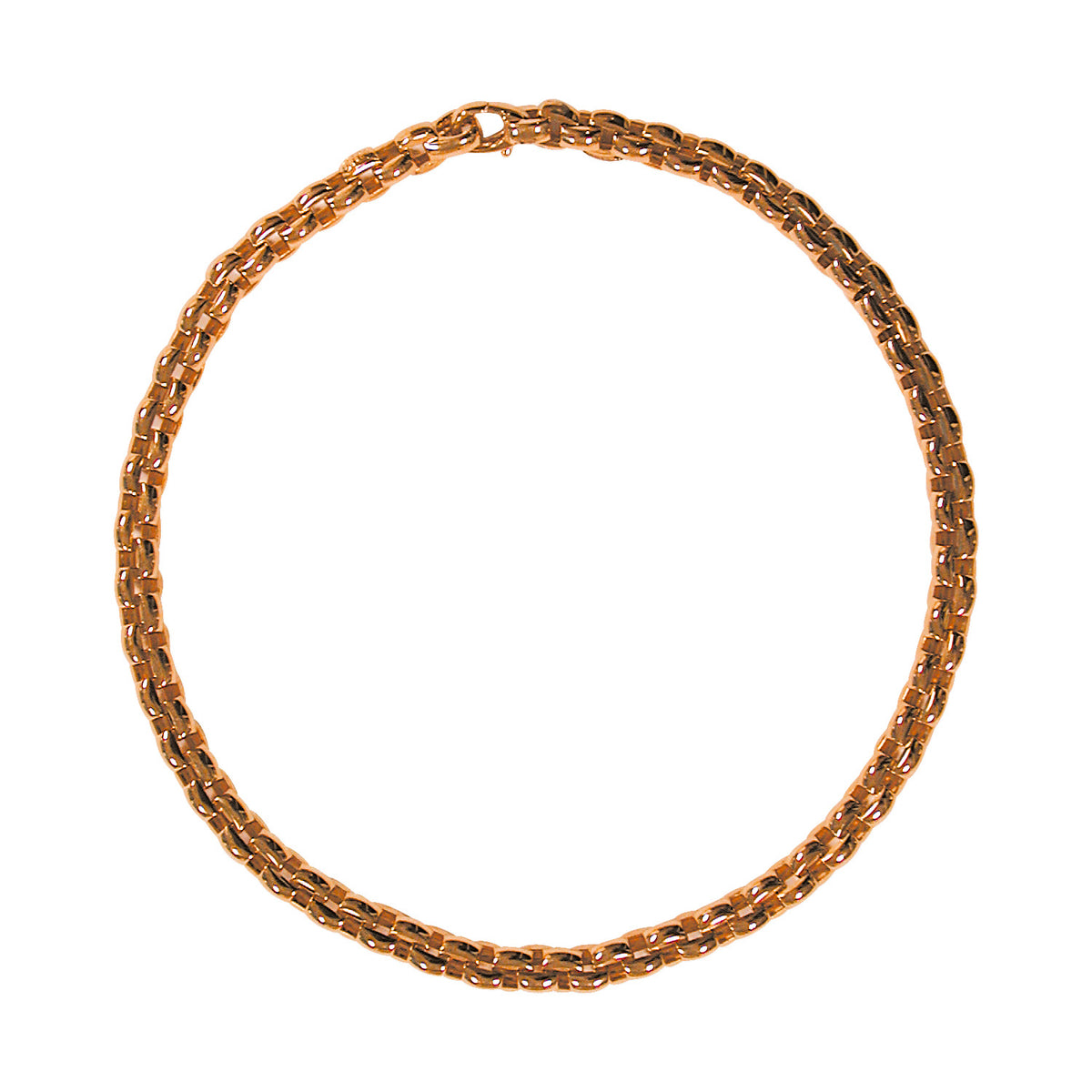 FOPE 18ct Yellow Gold Heavy Eka Mesh Necklace (43 cm)