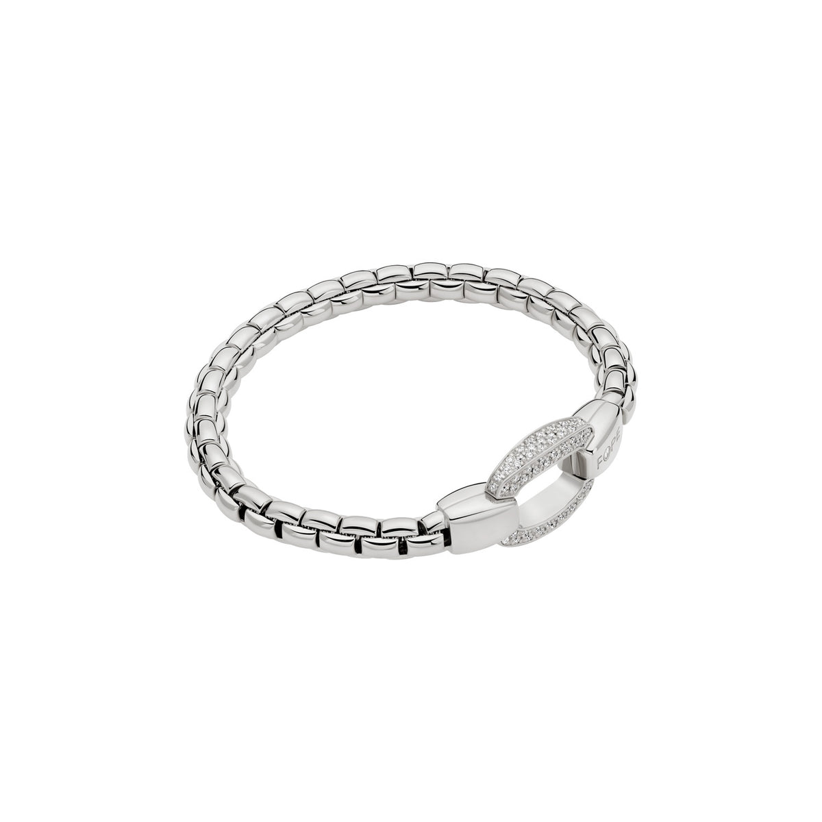 FOPE Eka Flex'it Bracelet, Oval Diamond Pavé 0.71ct
