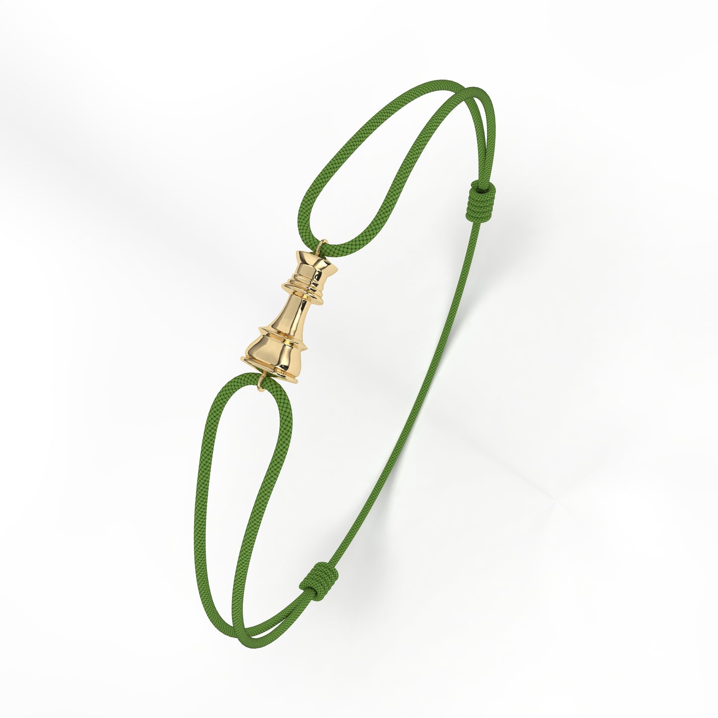 The Queen String Bracelet – Yellow Gold