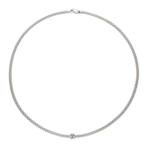 Fope Prima Necklace with Diamond Rondel