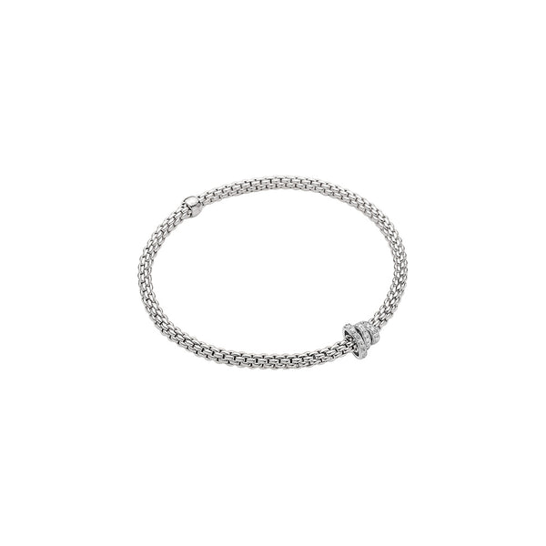 Fope Prima Flex'it Bracelet with Diamond Rondel
