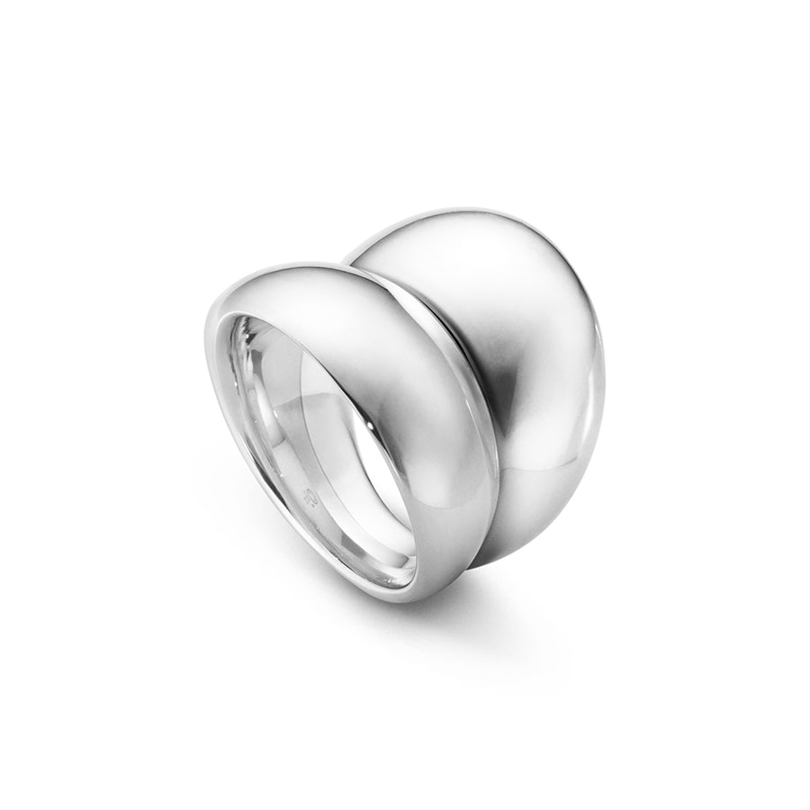 Georg Jensen Curve Silver Ring
