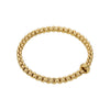 Fope Eka Flex'It Bracelet with Plain Rondel In Yellow Gold