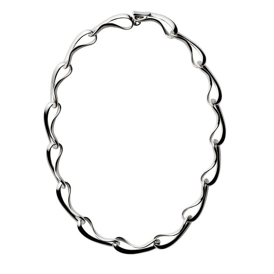 Georg Jensen Silver Infinity Necklace