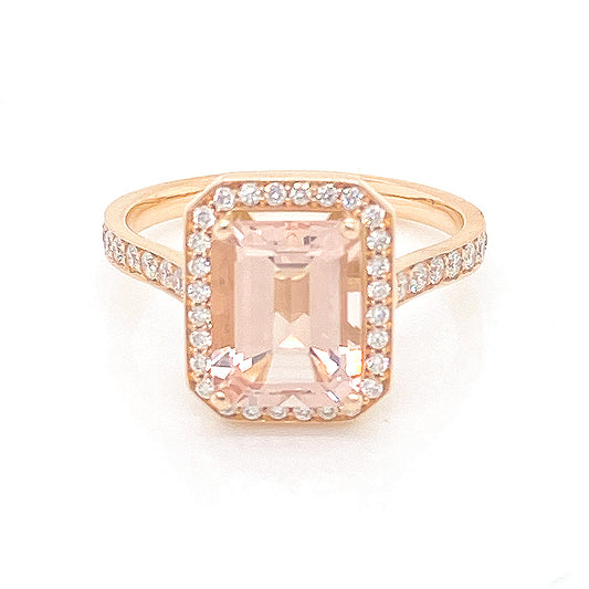 Morganite Twilight Ring