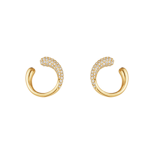 Mercy Earrings - 18kt Yellow Gold and Diamonds