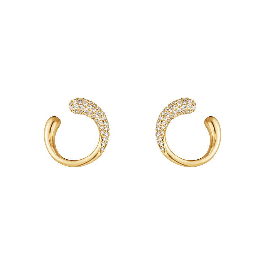 Mercy Earrings - 18kt Yellow Gold and Diamonds