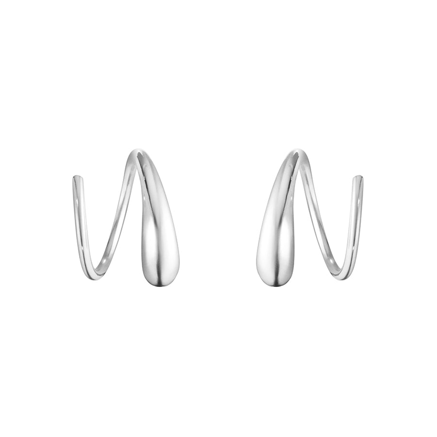 Georg Jensen silver mercy swirl earings