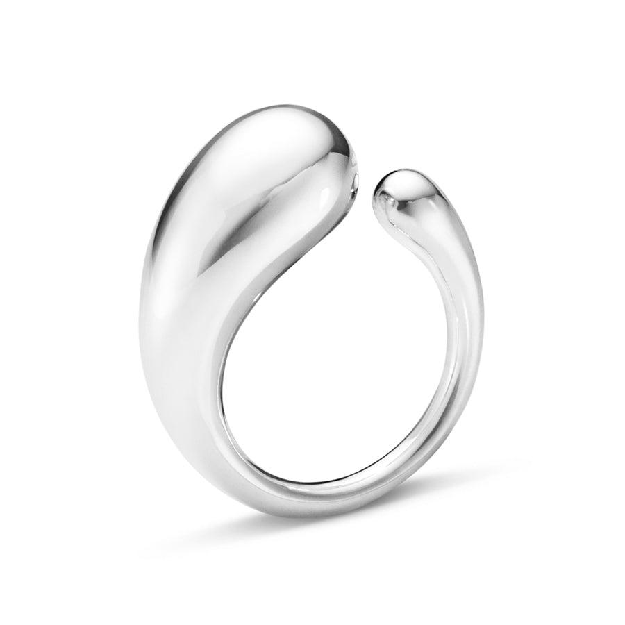 Georg Jensen large mercy ring silver