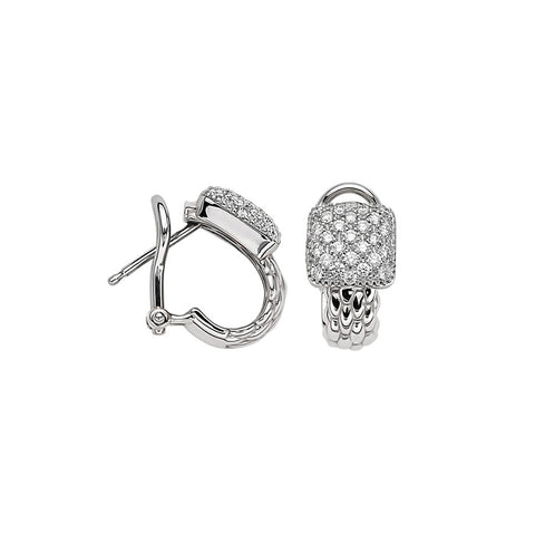 Fope Vendôme Earrings with Diamond Pavé