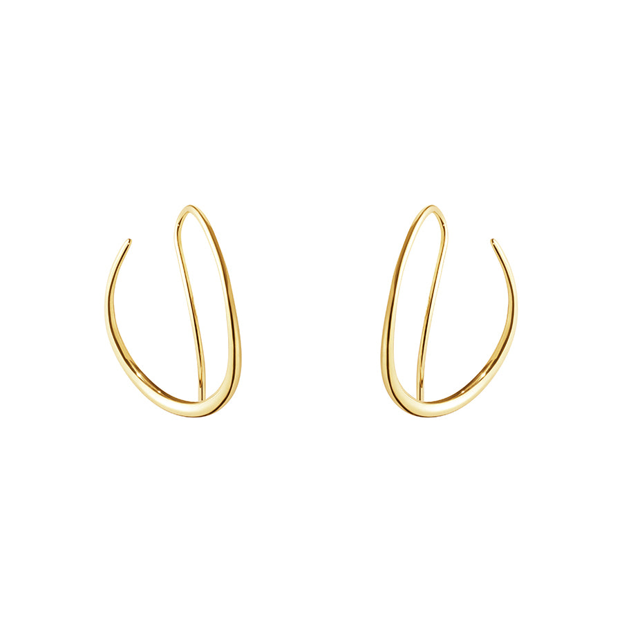 Offspring Earhoops - 18kt Yellow Gold