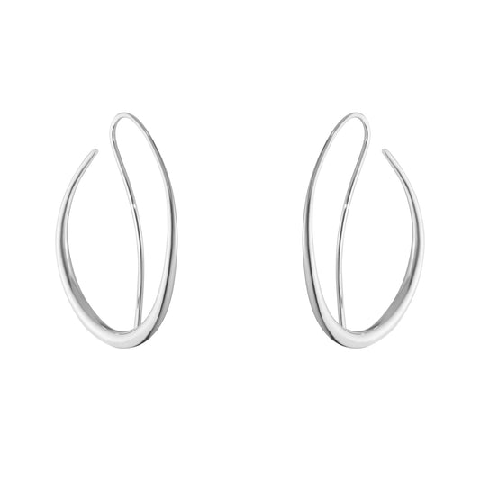 Georg Jensen Silver Offspring Ear hoops