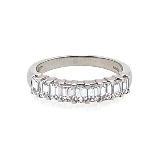 Claw Set Nine Stone Eternity Ring