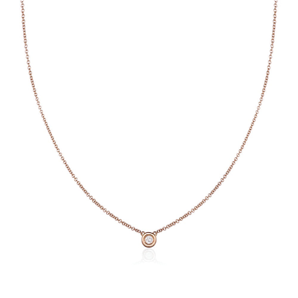 Solo Necklace in 18kt Rose Gold