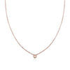 Solo Necklace in 18kt Rose Gold