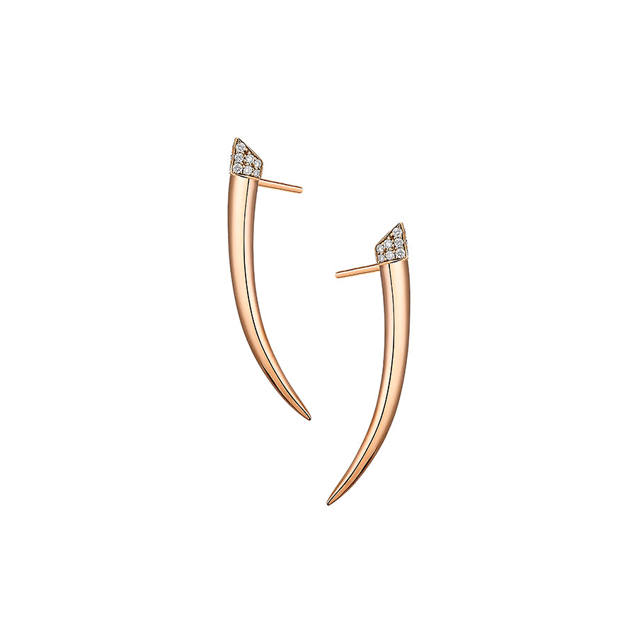 Diamond Tusk Earrings