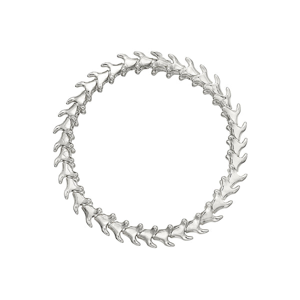 Serpent's Trace Silver Slim Bracelet