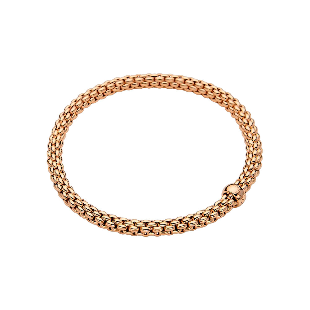 Fope Solo Flex'It Bracelet with Plain Rondel