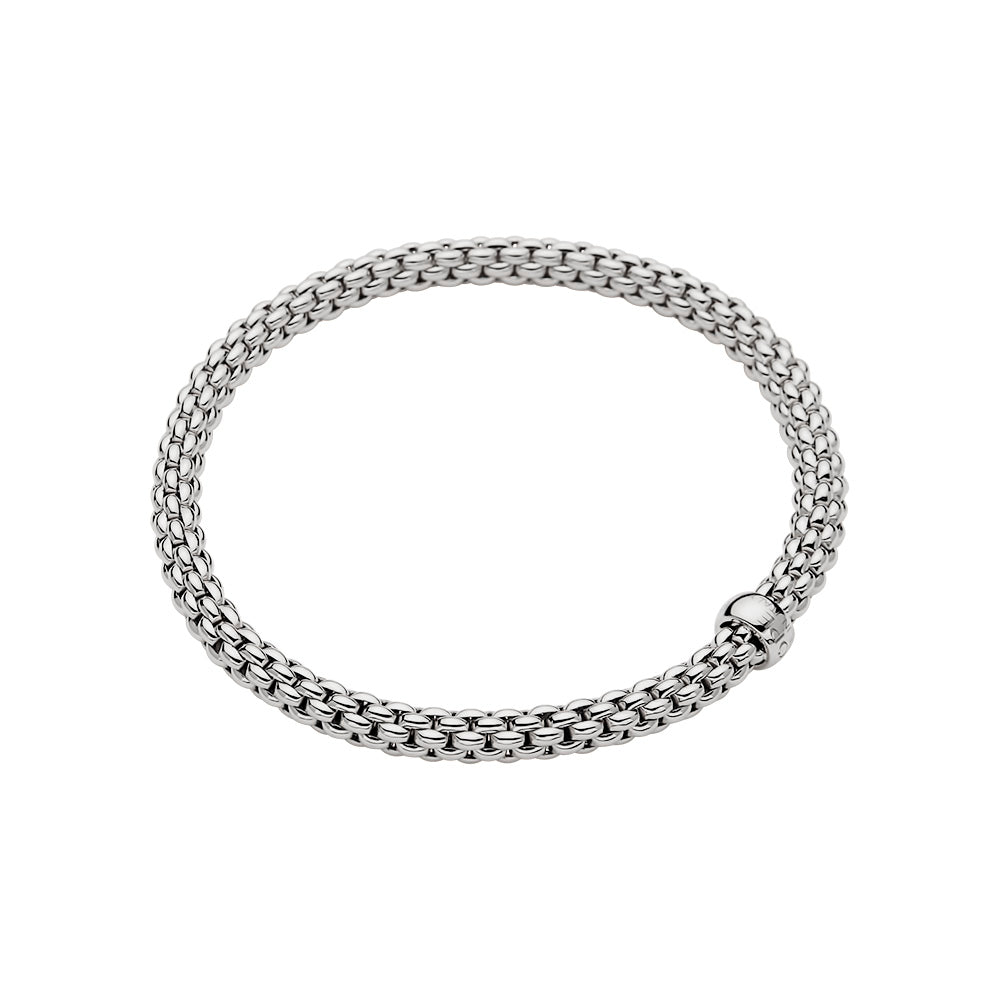 Fope Solo Flex'It Bracelet with Plain Rondel
