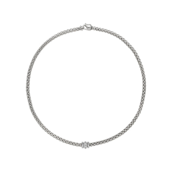 Fope Solo Necklace with Diamond Rondel