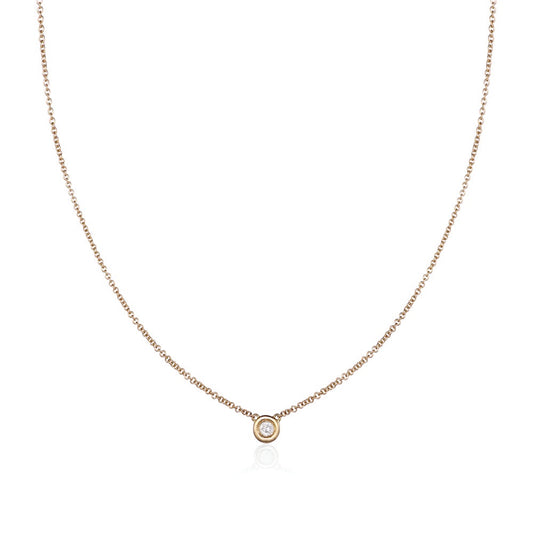 Solo Necklace in 18kt Yellow Gold