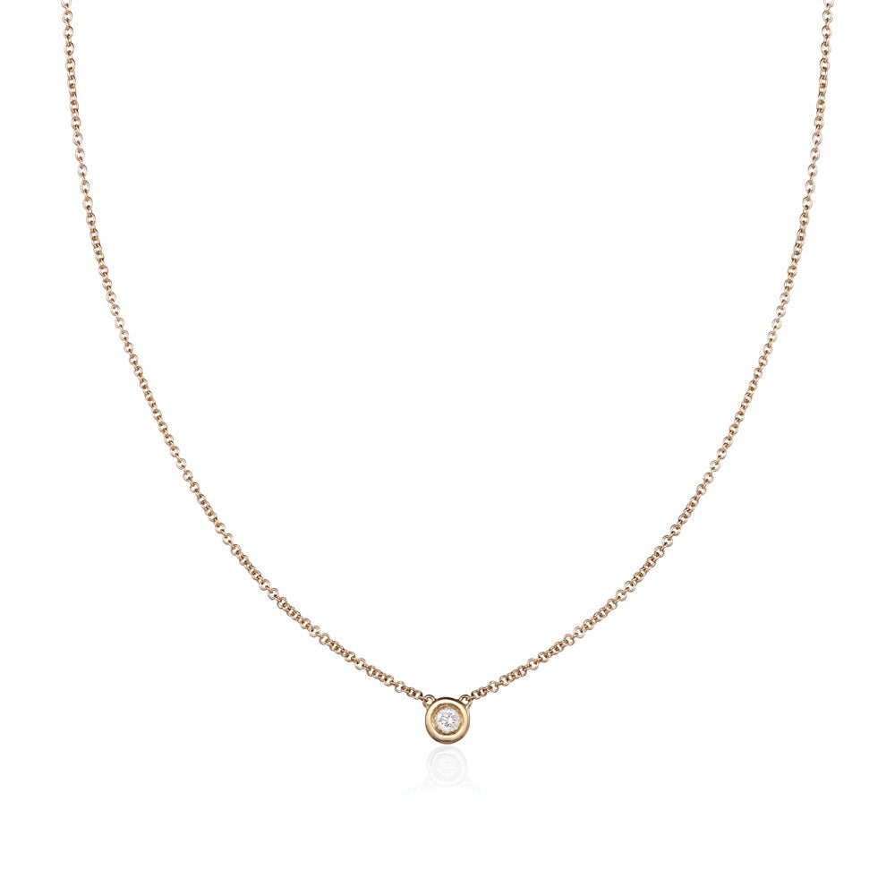 Solo Necklace in 18kt Yellow Gold